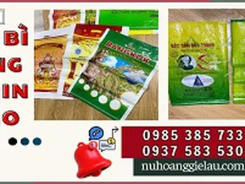 Bao bì gạo chất lượng cao in ấn sắc nét sỉ rẻ