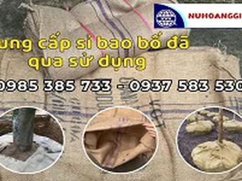 Tại TPHCM tìm nguồn sỉ bao bố đã qua sử dụng rẻ nhất