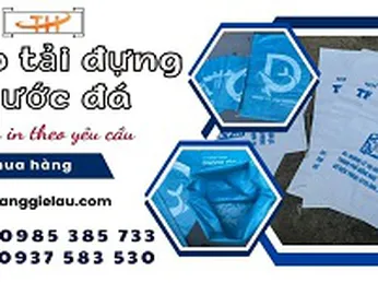 Bao tải đựng nước đá in theo yêu cầu giá gốc tận xưởng