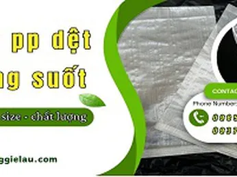 Bao tải pp dệt trong suốt giá tốt nhất