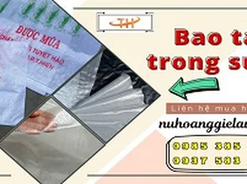 Nhận sỉ bao tải trong suốt tại xưởng HCM