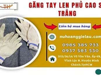 Báo giá găng tay len phủ cao su trắng cho khách mua sỉ