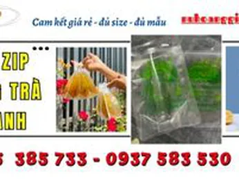 Bán giá rẻ túi zip đựng trà chanh sẵn số lượng