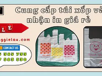 Cung cấp túi xốp siêu thị và nhận in túi xốp siêu thị giá rẻ