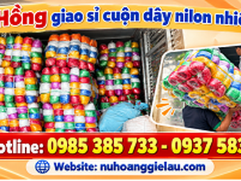 Nhập sỉ cuộn dây nilon nhiều màu giá tốt – Hàng sẵn kho tại Thu Hồng