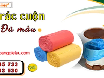 Túi rác dạng cuộn đủ màu sỉ rẻ