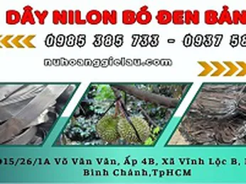 Dây nilon bó đen bản lớn giá sỉ tại xưởng