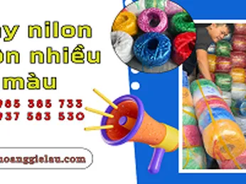 Mua dây nilon cuộn nhiều màu ở đâu rẻ?
