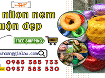 Dây nilon nem giá sỉ rẻ cuộn đẹp hàng có sẵn tại HCM