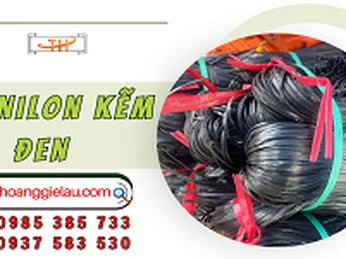 Dây nilon kẽm đen giá tốt tận xưởng