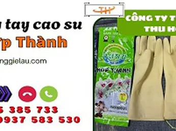 Găng tay cao su Hợp Thành giá xưởng rẻ