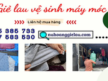 Chuyên bán giẻ lau vệ sinh máy móc sẵn số lượng