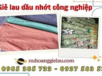 Chuyên sỉ số lượng lớn giẻ lau dầu nhớt công nghiệp