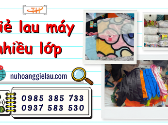 Giẻ lau máy nhiều lớp giá sỉ TPHCM