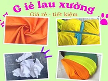 Giẻ lau xưởng giá sỉ rẻ