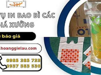 Dịch vụ in bao bì các loại giá sỉ rẻ tại xưởng