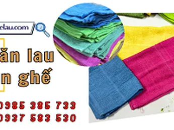 Khăn lau bàn ghế cotton mềm hàng sỉ số lượng rẻ