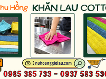 Nên chọn khăn lau cotton nhiều màu ở đâu