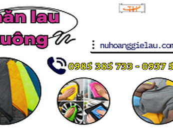 Nguồn sỉ khăn lau vuông nhiều màu tận kho