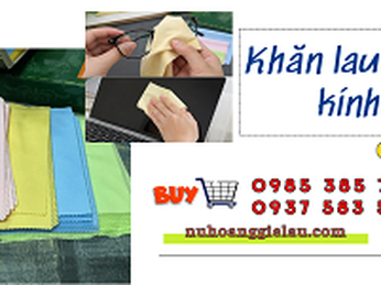 Khăn lau kính kích thước vuông nhỏ gọn sỉ rẻ