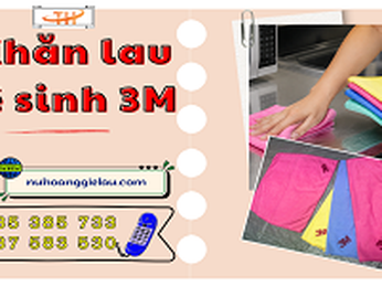 Khăn lau vệ sinh 3M nhiều màu giá sỉ theo số lượng
