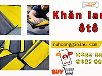 Khăn lau xe ô tô đa năng lau kính lau nội thất giá sỉ