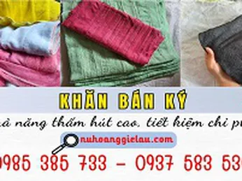 Mua khăn bán ký tại Sài Gòn sỉ rẻ