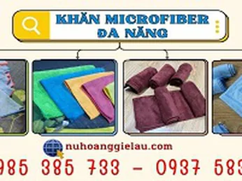 Khăn microfiber đa năng thấm hút tốt