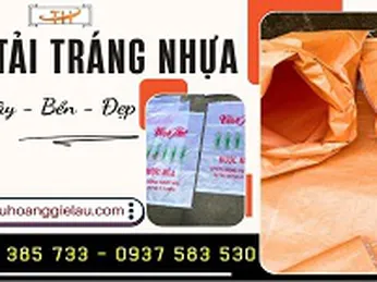 Bao tải tráng nhựa đựng hàng công nghiệp giá tại xưởng
