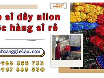 Giao sỉ dây nilon buộc hàng đóng gói đủ màu tận kho Thu Hồng