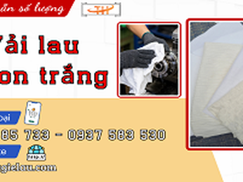 Báo giá vải lau cotton trắng hàng sẵn số lượng