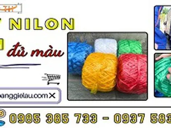 Kho dây nilon nem giá rẻ sẵn kho đủ màu đủ trọng lượng