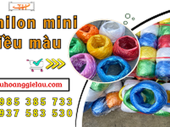 Cuộn dây nilon mini nhiều màu giải pháp đóng gói tiện lợi