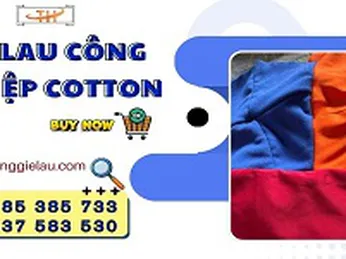 Lựa chọn vải lau công nghiệp cotton để đảm bảo khả năng thấm hút