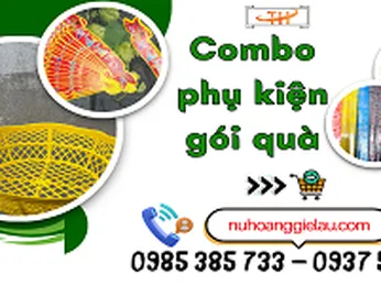 Combo phụ kiện gói quà số lượng sỉ tận kho
