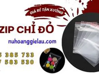 Báo giá sỉ túi zip chỉ đỏ rẻ