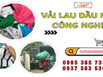 Vải lau dầu nhớt công nghiệp giá sỉ tốt
