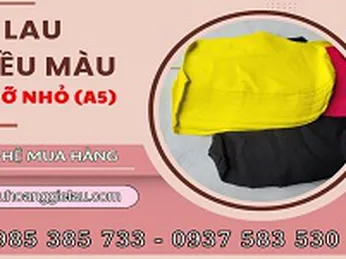 Vải lau nhiều màu cỡ nhỏ hàng đẹp giá sỉ rẻ