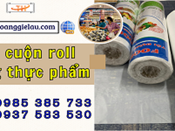 Túi cuộn roll đựng thực phẩm giá sỉ rẻ hàng sẵn