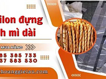 Xưởng cung cấp túi nilon đựng bánh mì dài trong suốt sỉ rẻ