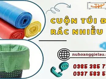 Mua sỉ cuộn túi đựng rác nhiều màu giao nhanh