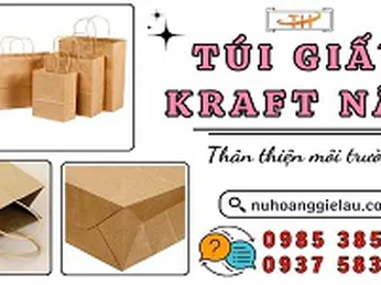 Túi giấy kraft nâu giá sỉ tại xưởng