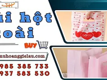 Mua túi hột xoài in hoa văn nhiều size sỉ rẻ