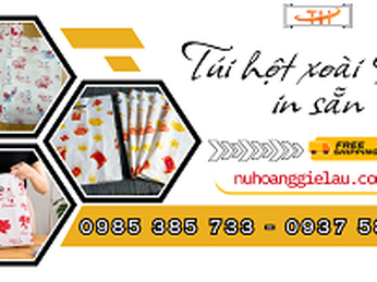 Xưởng bán túi hột xoài HD in sẵn chất lượng ổn định