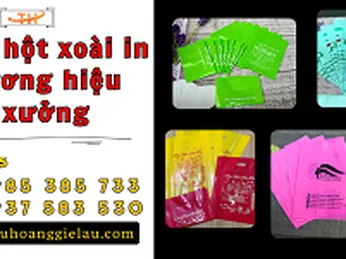 Nguồn túi hột xoài in thương hiệu giá tận xưởng