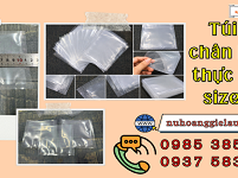 Bao hút chân không thực phẩm size nhỏ uy tín tại HCM
