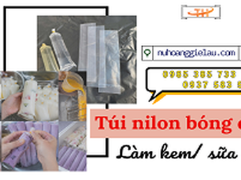 Bán sỉ túi nilon làm kem/ sữa chua sẵn số lượng