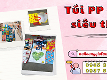 Kho túi PP dệt siêu thị giá sỉ số lượng lớn
