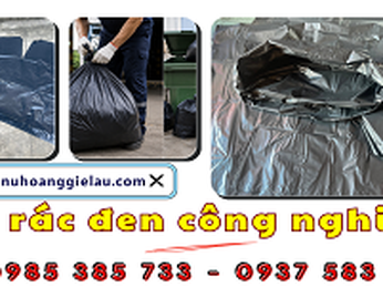 Túi rác đen công nghiệp dày bền giá tốt