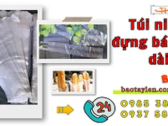 Túi nilon đựng bánh mì dài HCM